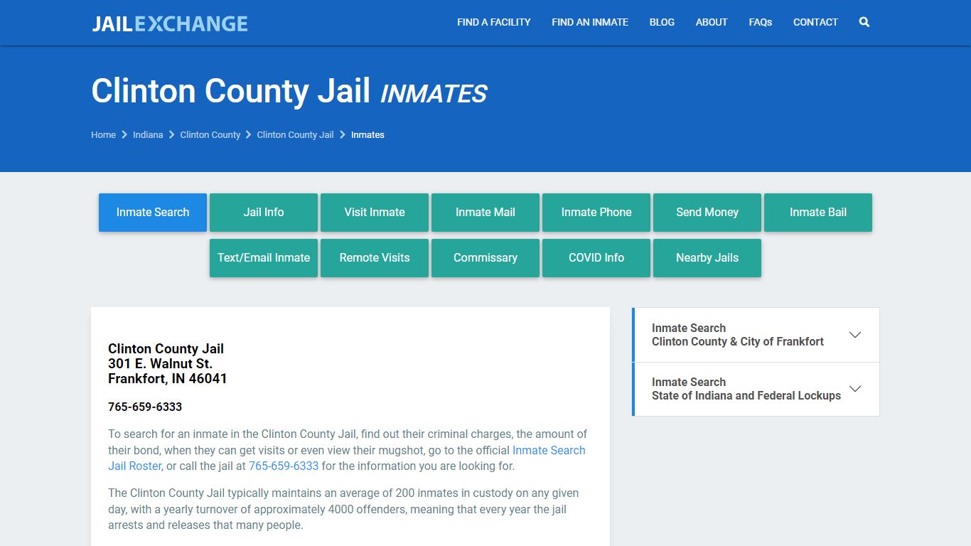 Clinton County Inmate Search | Arrests & Mugshots | IN - JAIL EXCHANGE